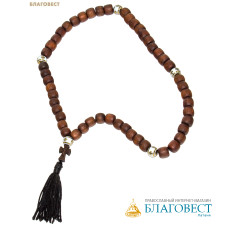 Четки деревянные из самшита 50 зерен