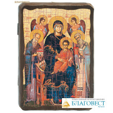 Икона под старину Пресвятая Богородица 
