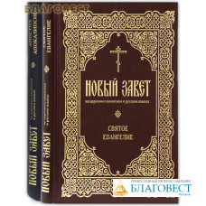 Новый Завет на церковно-славянском и русском языках. Комплект в 2-х томах