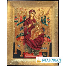 Икона Божией Матери им."Всецарица", ковчег,  9,5 * 12,5 см. Святая Гора Афон