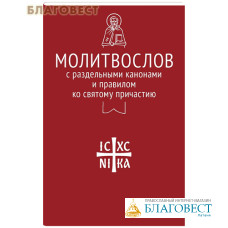 Молитвослов с раздельными канонами и правилом ко Святому Причастию. Русский шрифт