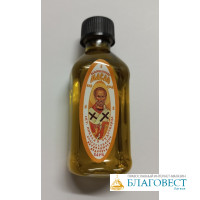 Масло освященное, 50 ml. Благословение патриаршего подворья Свт. Николая Чудотворца в Бари