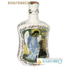 Сосуд для святой воды Ангел Хранитель, фарфор, объем 360мл