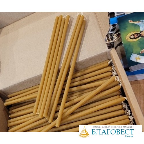 Свечи восковые Даниловские в коробке, 2 кг Свечи восковые Даниловские в коробке, 2 кг